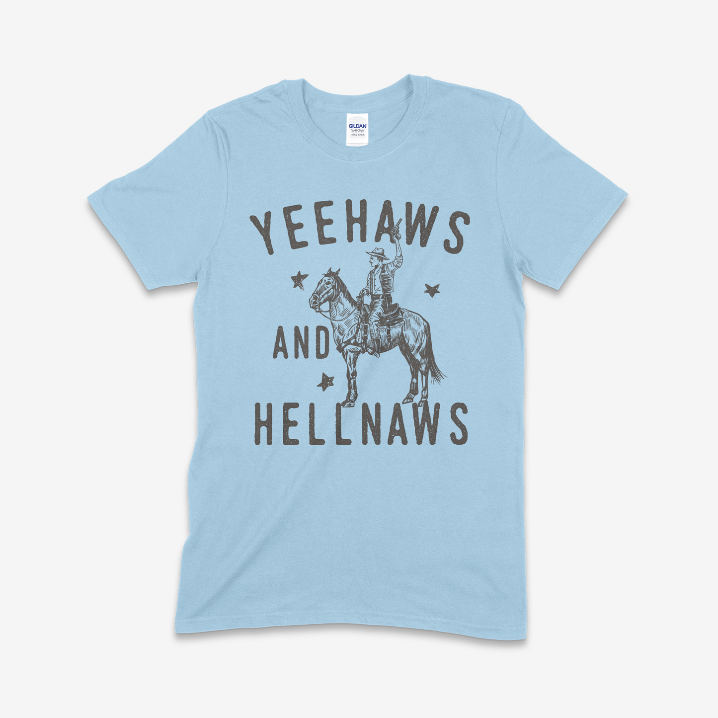 Yeehaws and Hell Naws Graphic T-shirt (Made to Order)