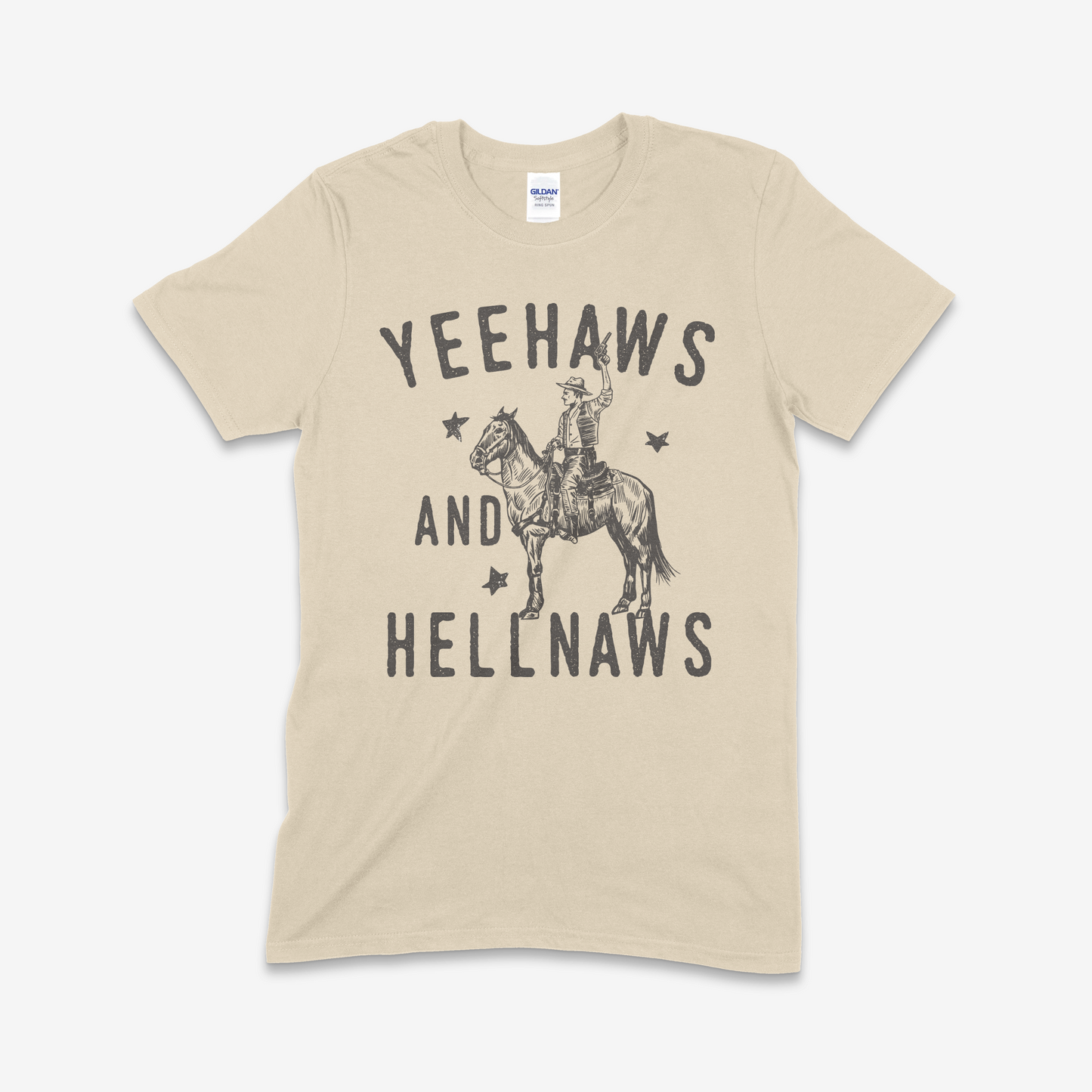 Yeehaws and Hell Naws Graphic T-shirt (Made to Order)