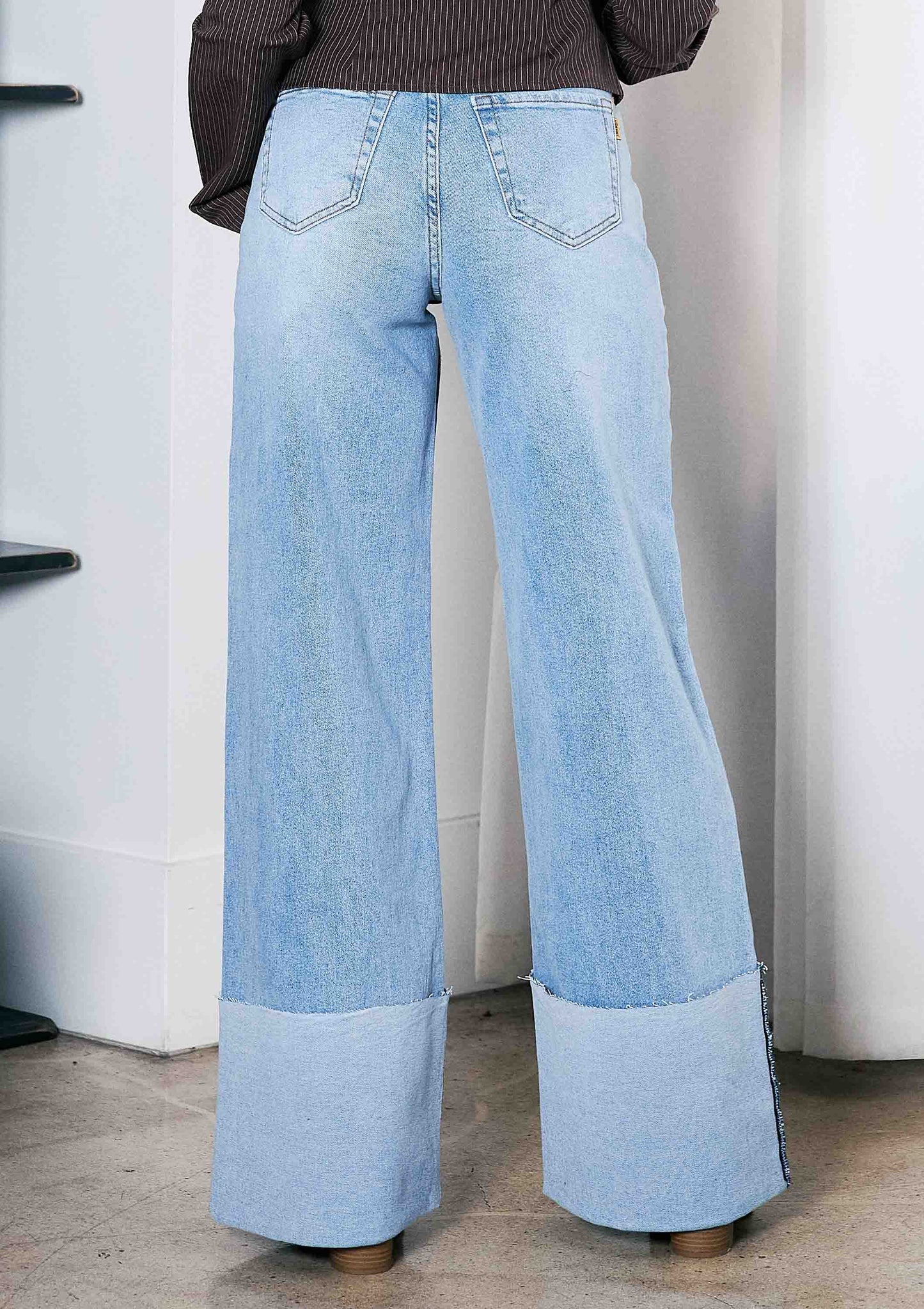 WIDE LEG Jeans - Rigid with Comfort Stretch