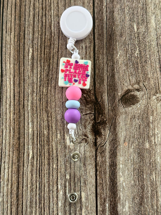 Pink Mental Health Badge Reel