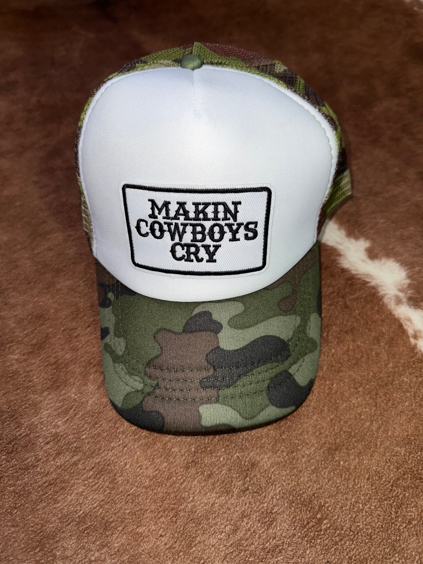 Makin’ Cowboys Cry Trucker Cap