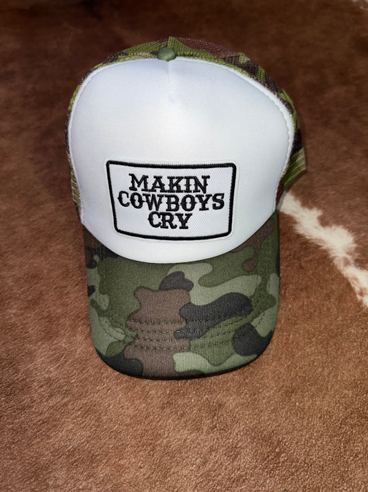 Makin’ Cowboys Cry Trucker Cap