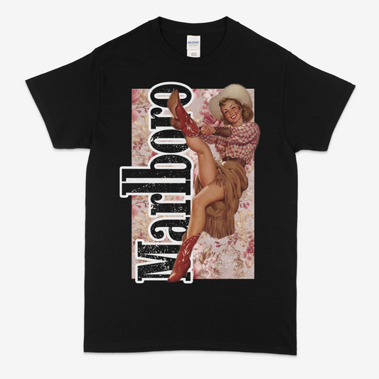 Marlboro Vintage Cowgirl T-shirt (Made to Order)