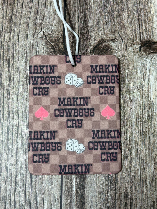 Makin’ Cowboys Cry Car Freshener