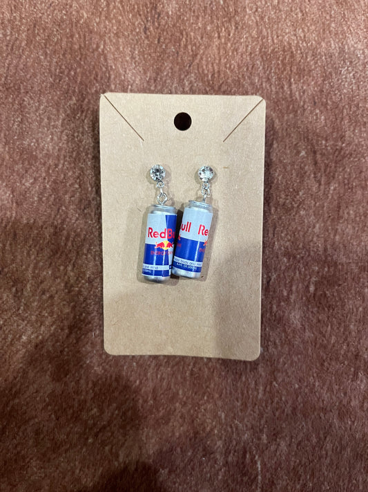 Red Bull Energy Drink Earrings