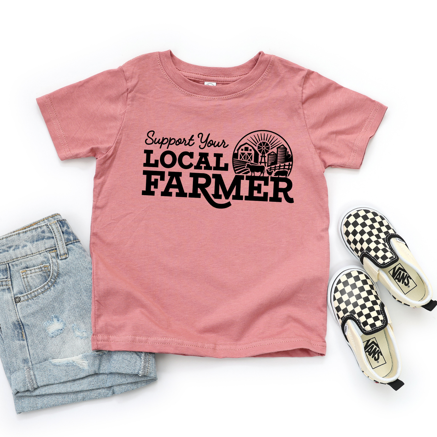 Support Your Local Farmer Toddler T-shirt