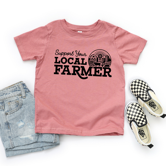 Support Your Local Farmer Toddler T-shirt