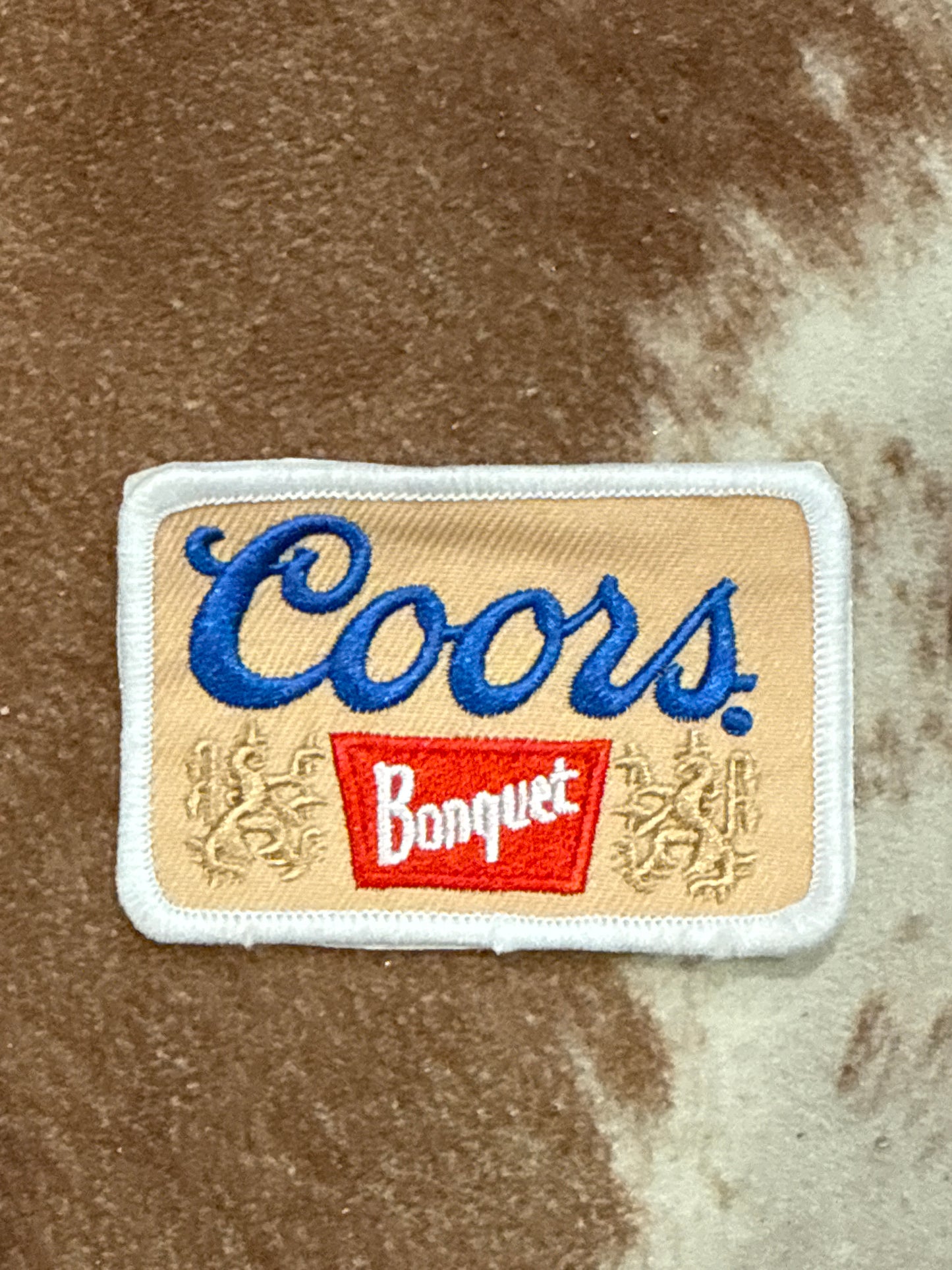 Coors Banquet Iron on Patch