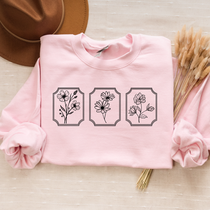 Framed Wildflowers Crewneck (Made to Order)
