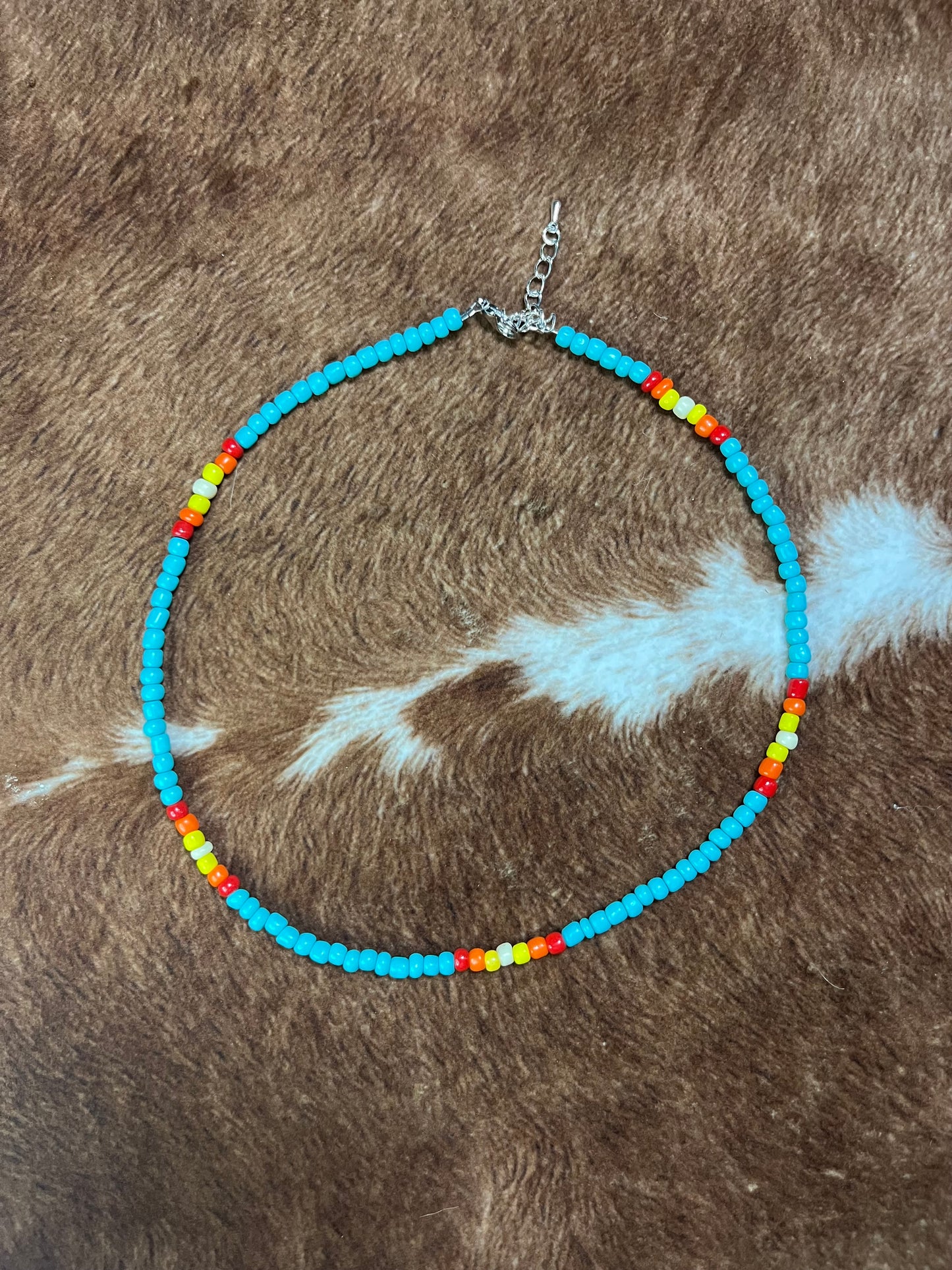 Sunkissed Seed Bead Choker Necklace