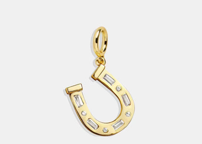 18K Gold Plated Horseshoe Necklace