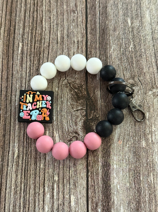 In My Teacher Era Wristlet Keychain