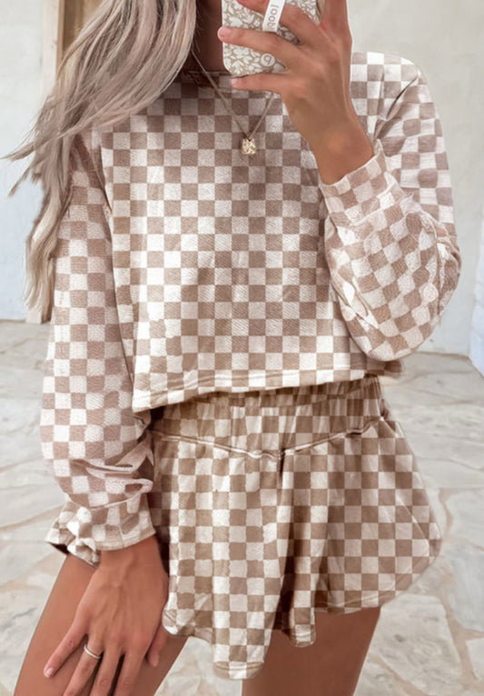 Checkered 2 Piece Set