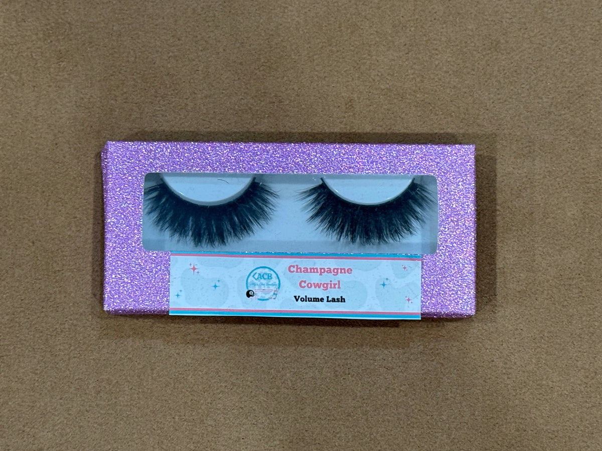 Champagne Cowgirl Fake Lashes