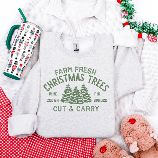 Farm Fresh Christmas Trees Crewneck