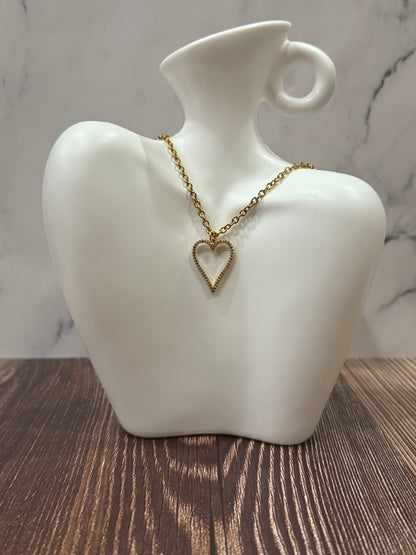 18K Gold Plated Heart Necklace
