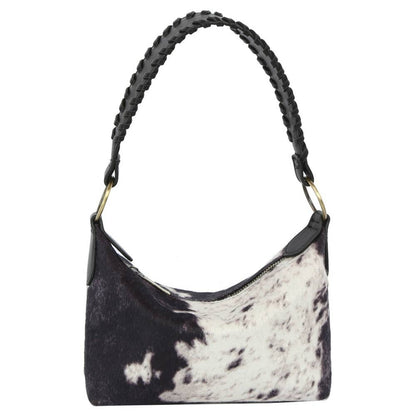 Calf Hair Cow Printed Bucket Shoulder Bag