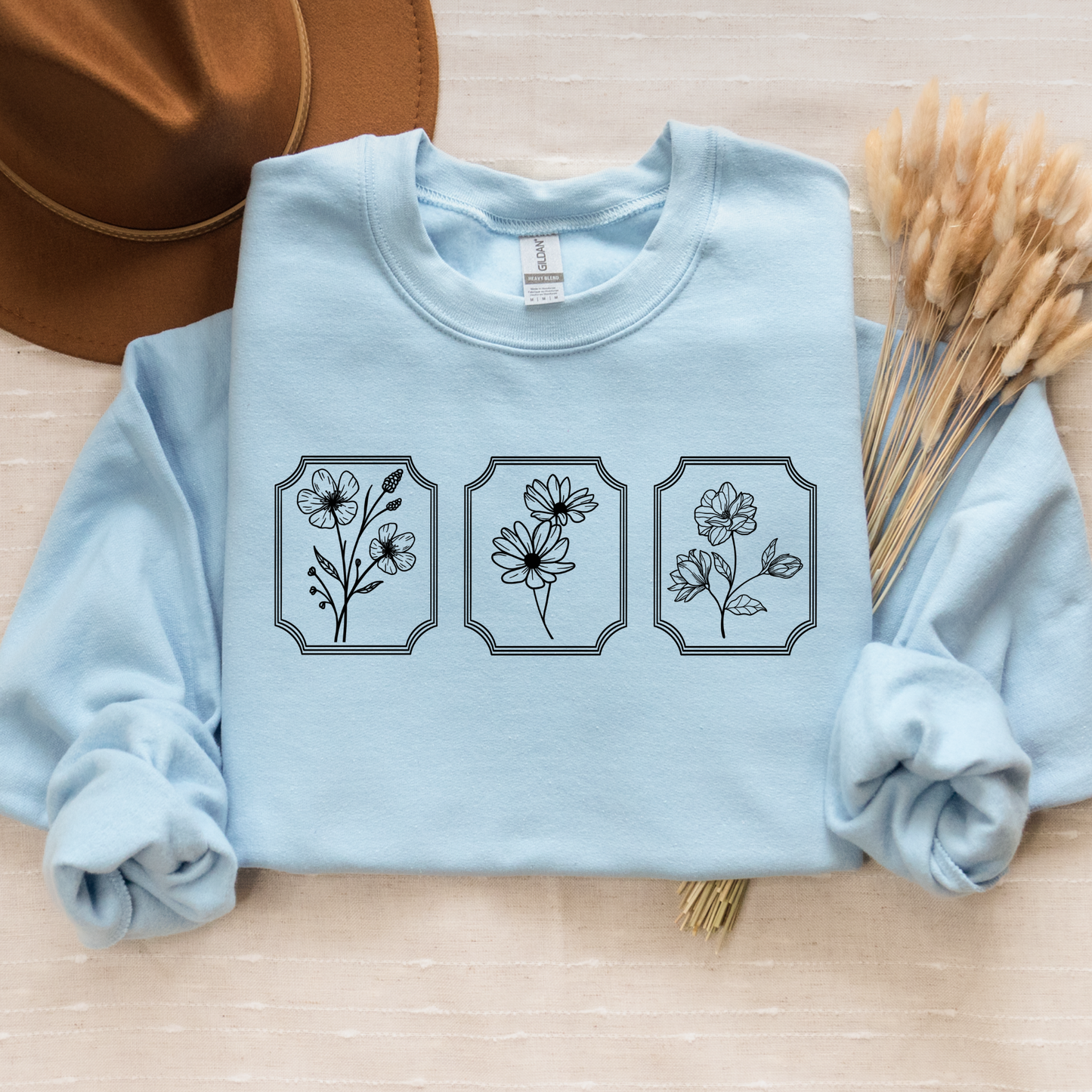 Framed Wildflowers Crewneck (Made to Order)