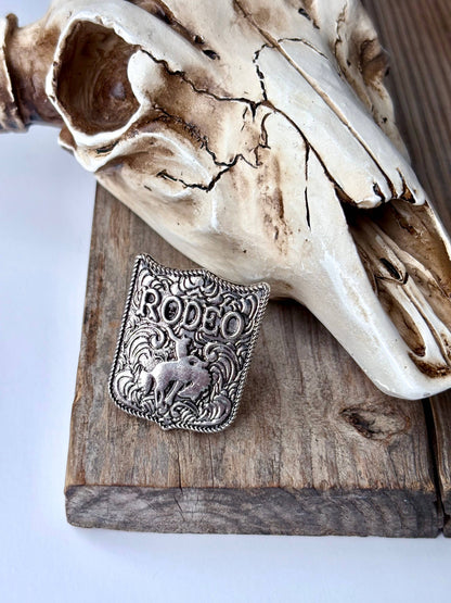 Western Rodeo Adjustable Cuff Ring
