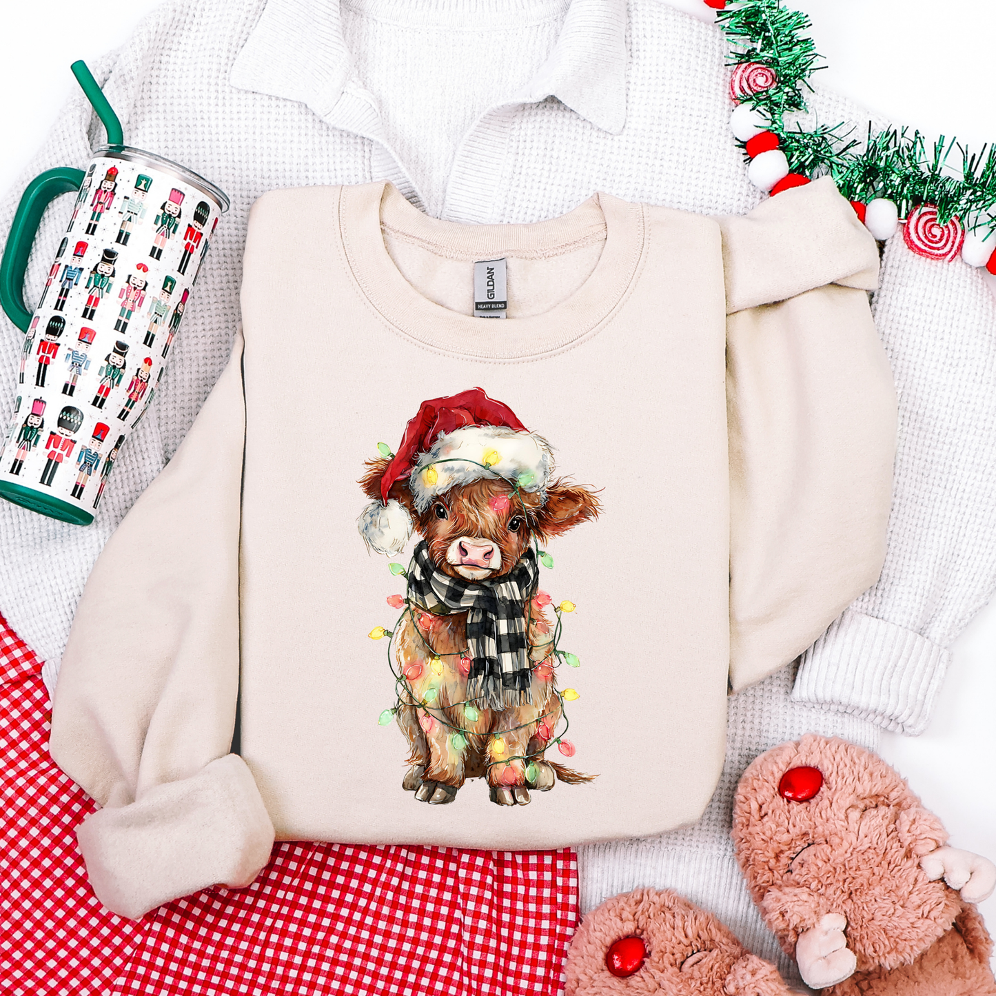 Baby Cow Christmas Crewneck