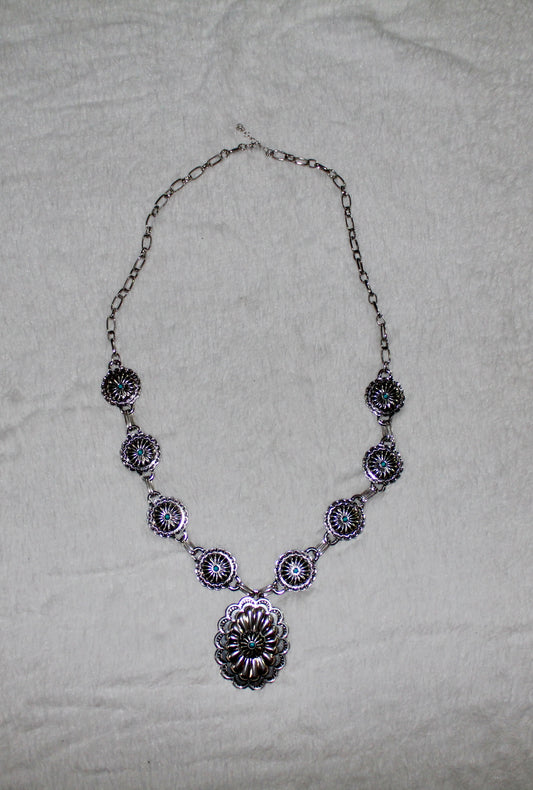 Large Concho Necklace