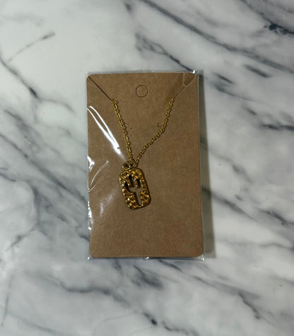 Cactus Necklace