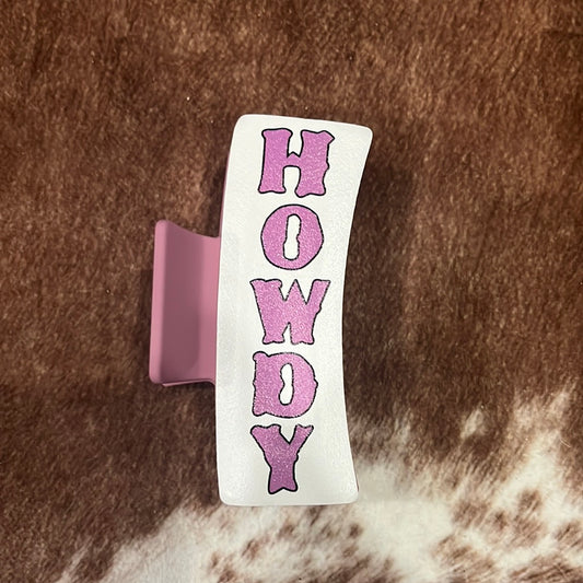 Howdy Claw Clip