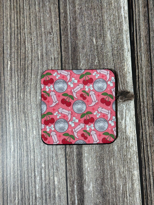 Coquette Cowgirl Coaster (4 piece set)