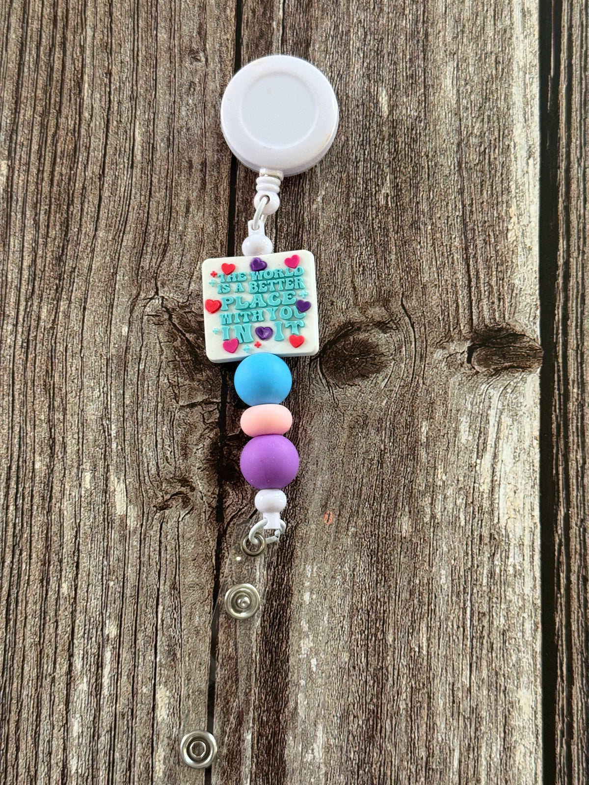 Blue Mental Health Badge Reel