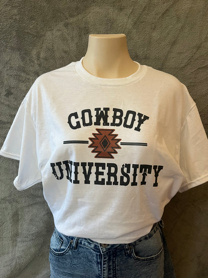 Cowboy University Retro T-shirt