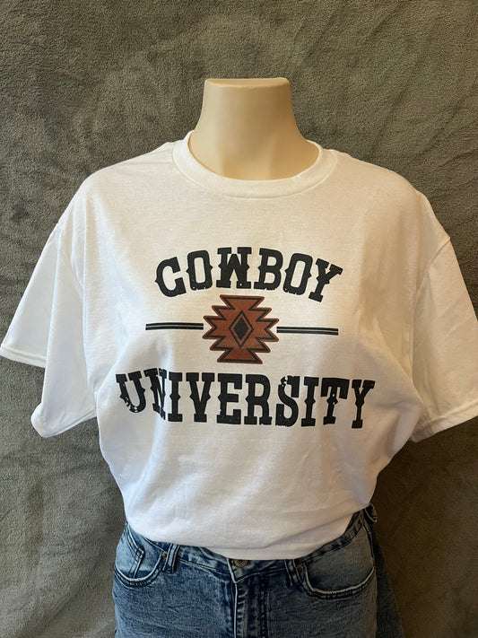 Cowboy University Graphic T-shirt (Made to Order)