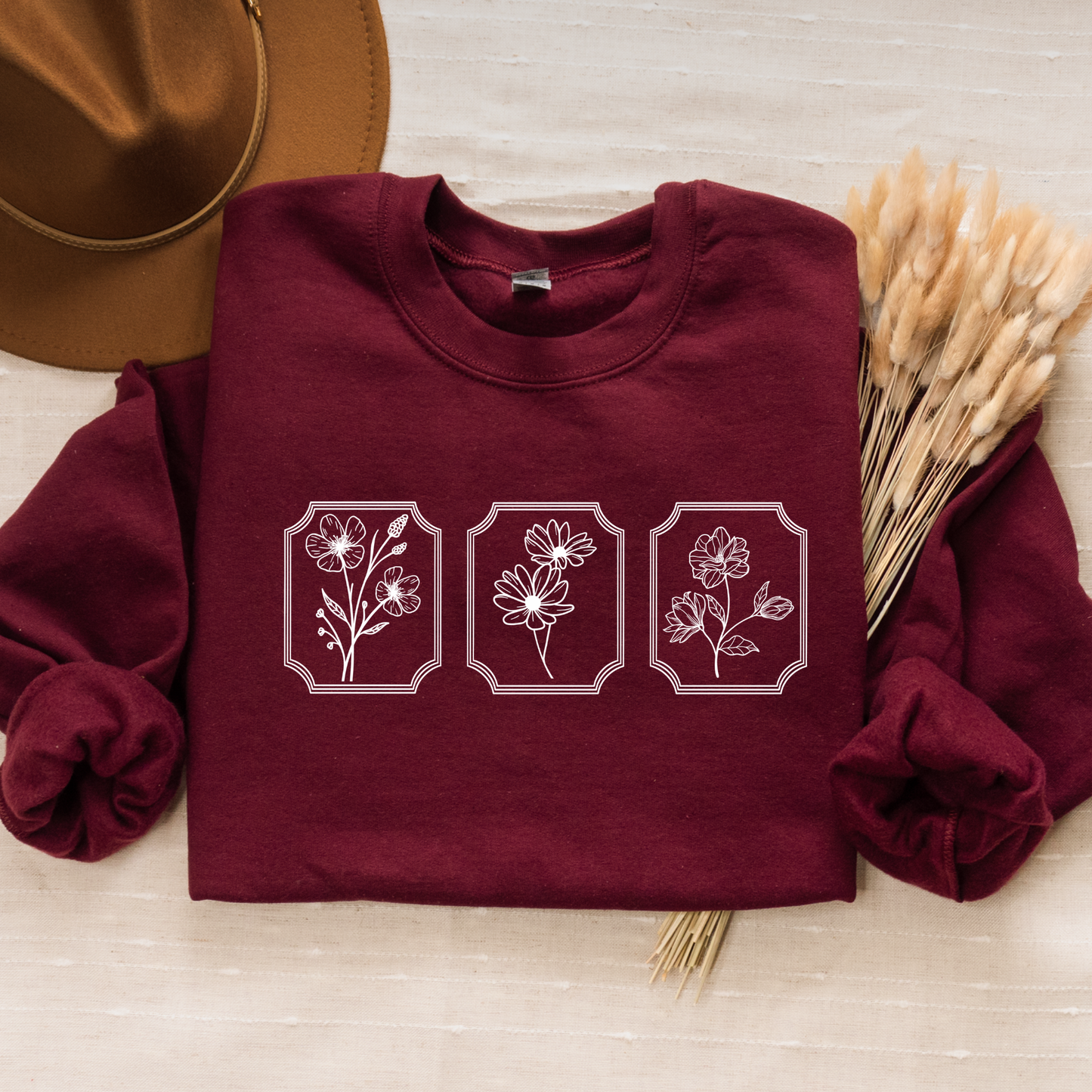 Framed Wildflowers Crewneck (Made to Order)