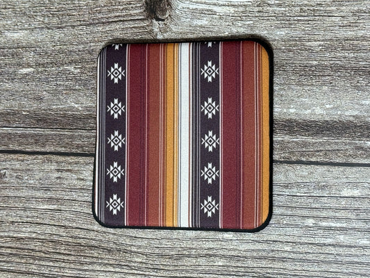 Brown 90’s Aztec Coaster (4 piece set)