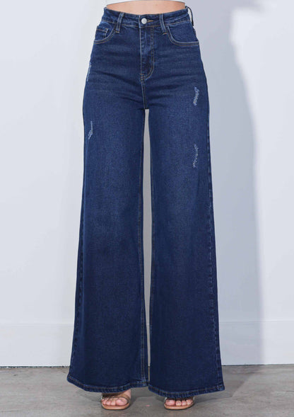 High-Rise Extra Wide Leg Jeans
