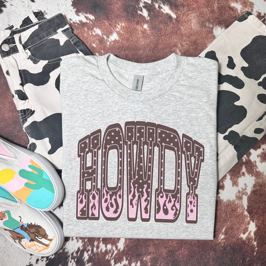 Polka Dot Howdy Retro T-shirt