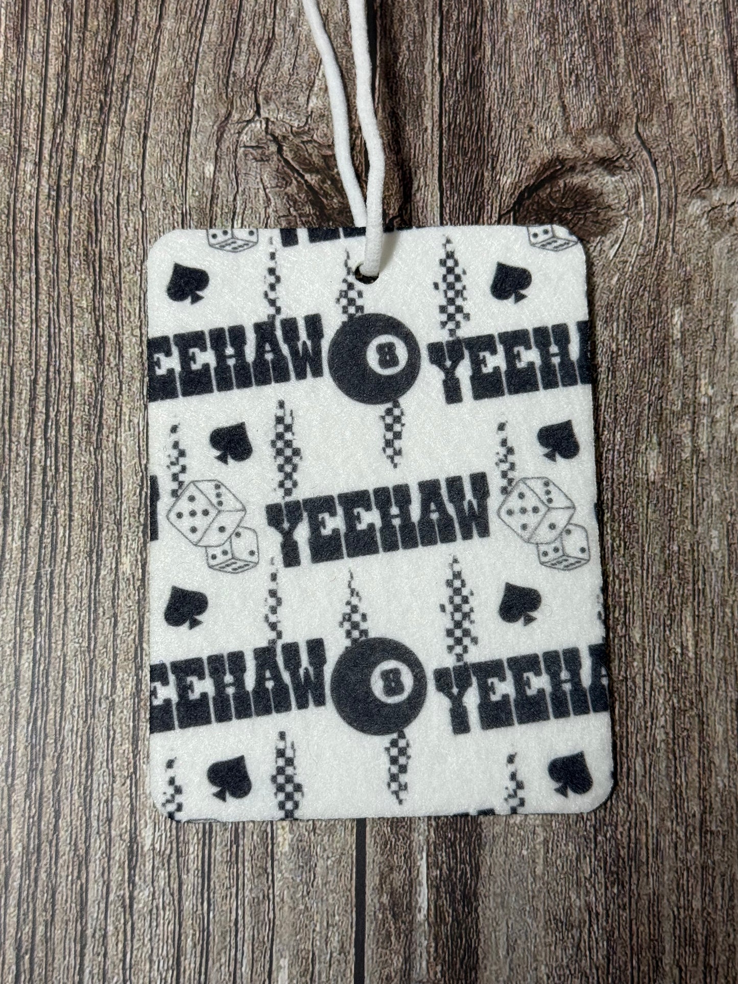 8 Ball Yeehaw Car Freshener