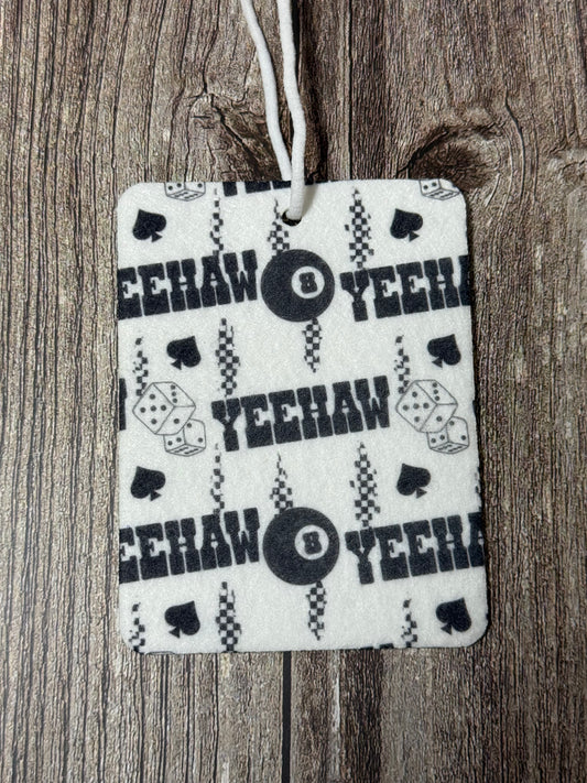 8 Ball Yeehaw Car Freshener