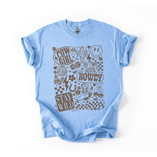 Cowgirl Daydream Retro T-shirt