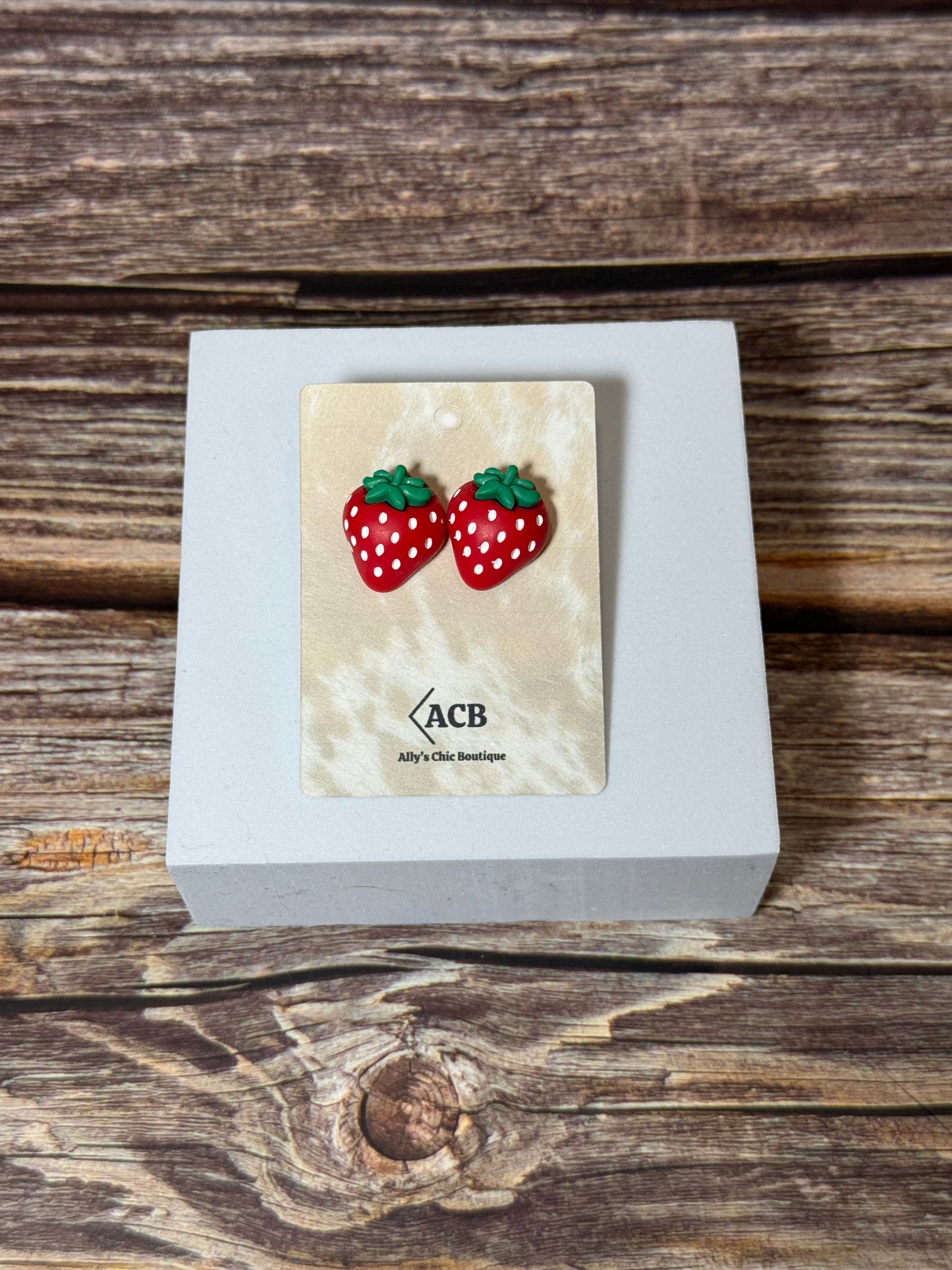 Strawberry Stud Earrings