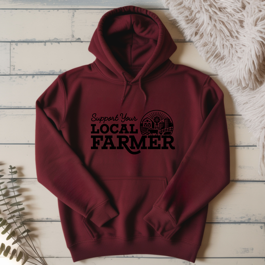 Support Your Local Farmer Hoodie