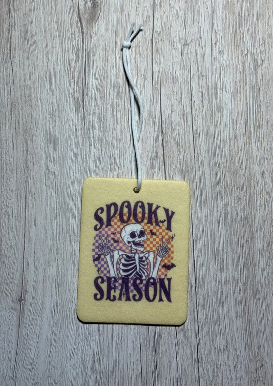 Spooky Season Skeleton Car Freshener