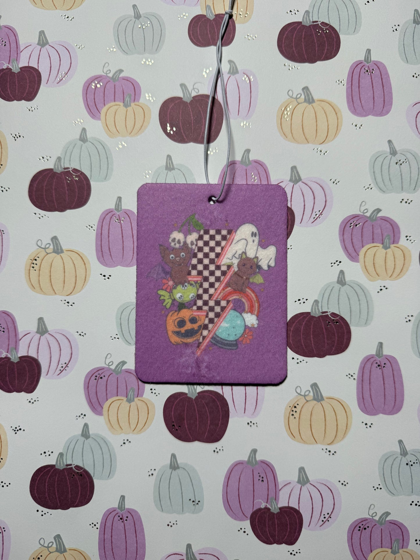 Halloween Collage Car Freshener