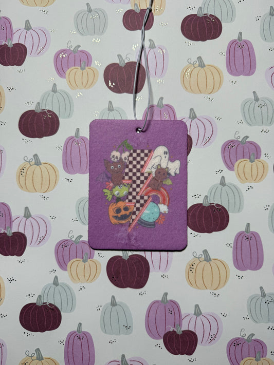Halloween Collage Car Freshener