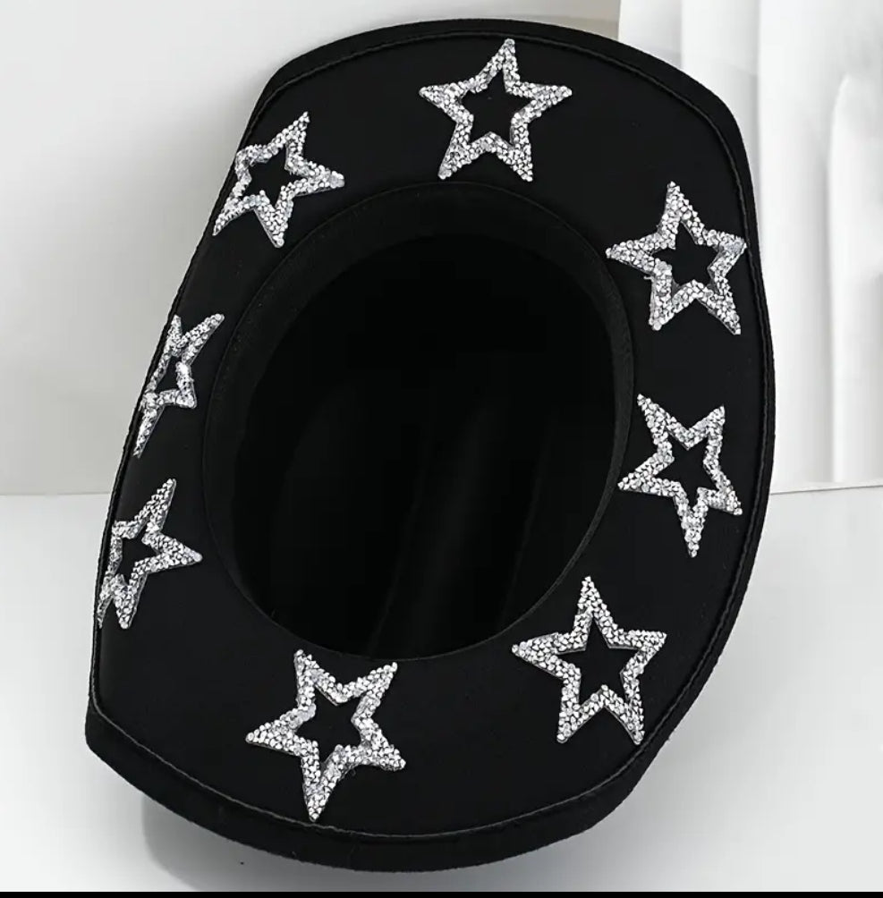 Sparkly Star Cowboy Hat