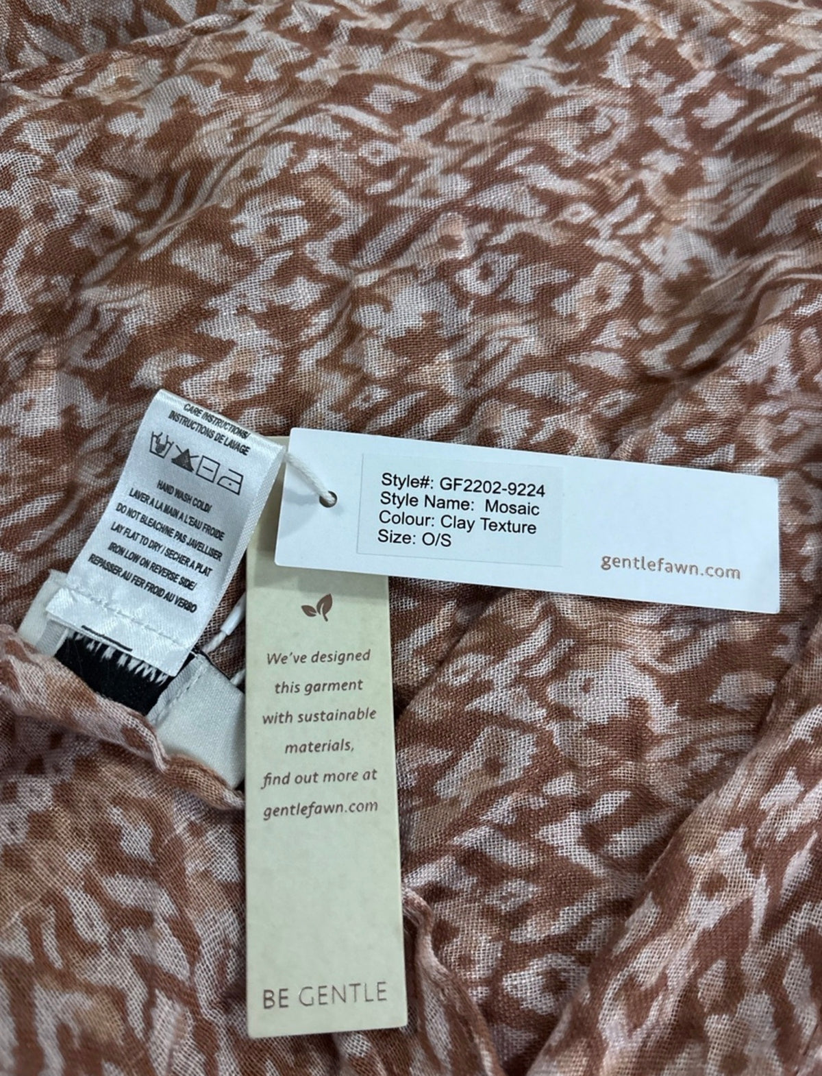Gentle Fawn Clay Lightweight Duster