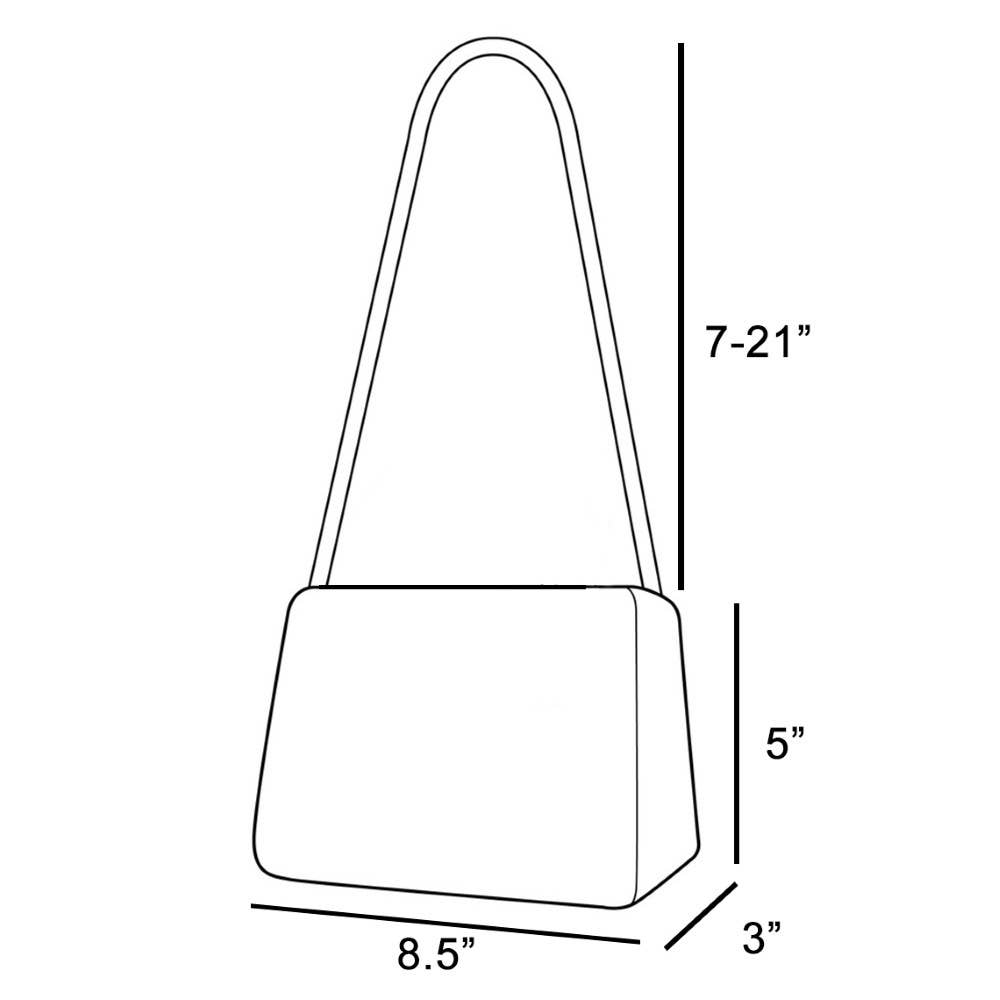 Buckle Detail Hobo Shoulder Bag