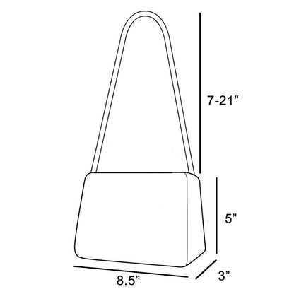 Buckle Detail Hobo Shoulder Bag