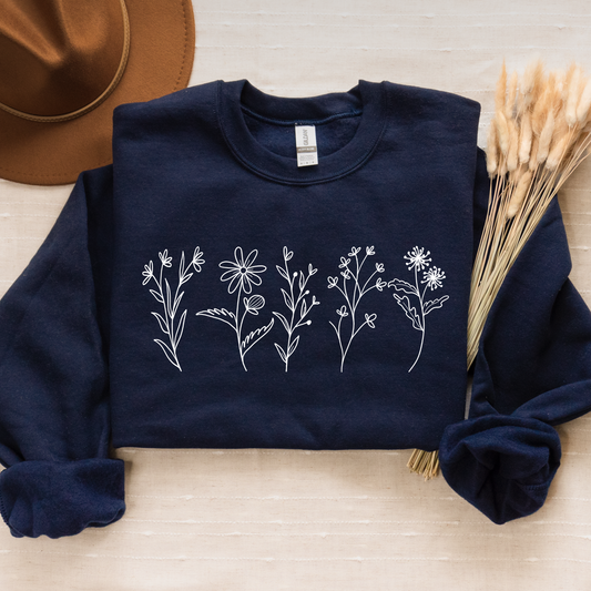Prairie Wildflowers Crewneck (Made to Order)