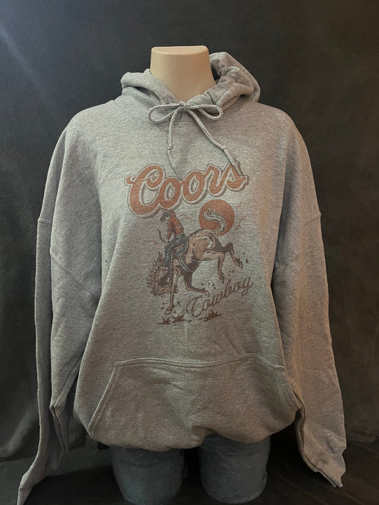 Coors Cowboy Bucking Horse Hoodie (Made to Order)