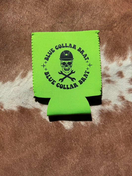Blue Collar Brat Koozie